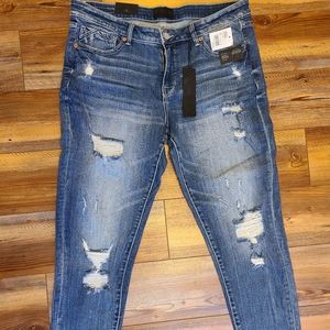 NWT Buckle Black Ankle Skinny Jeans SIZE 33